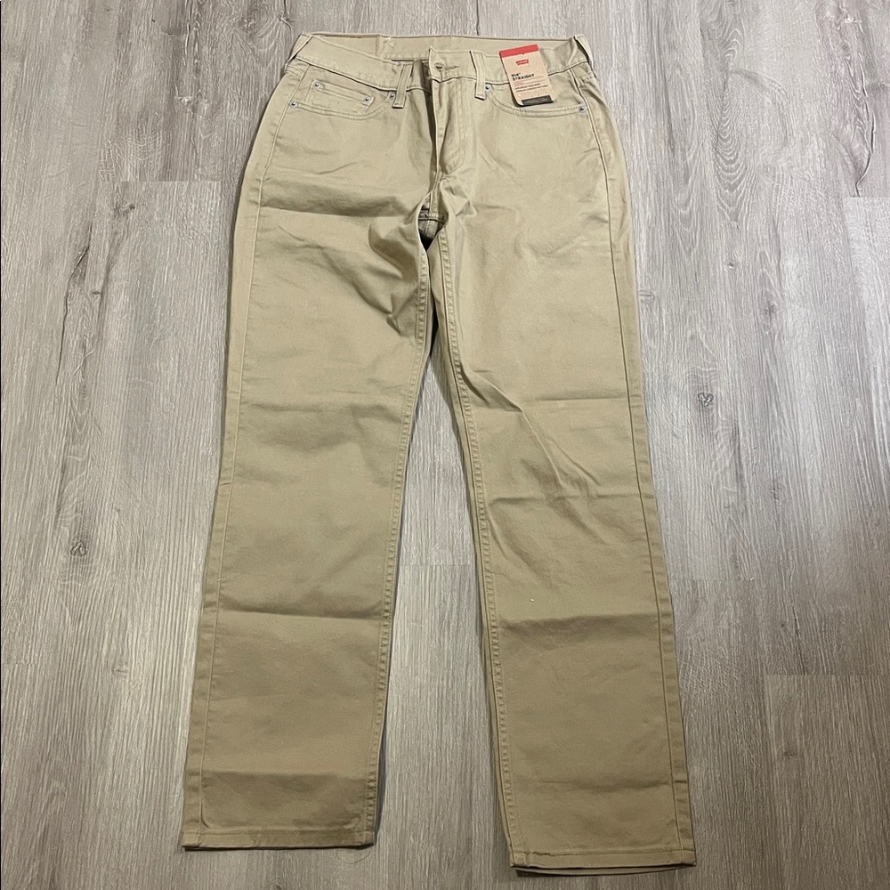 Levi’s 514 Straight Fit Jeans Men’s 30x30 Tan Khaki Stretch